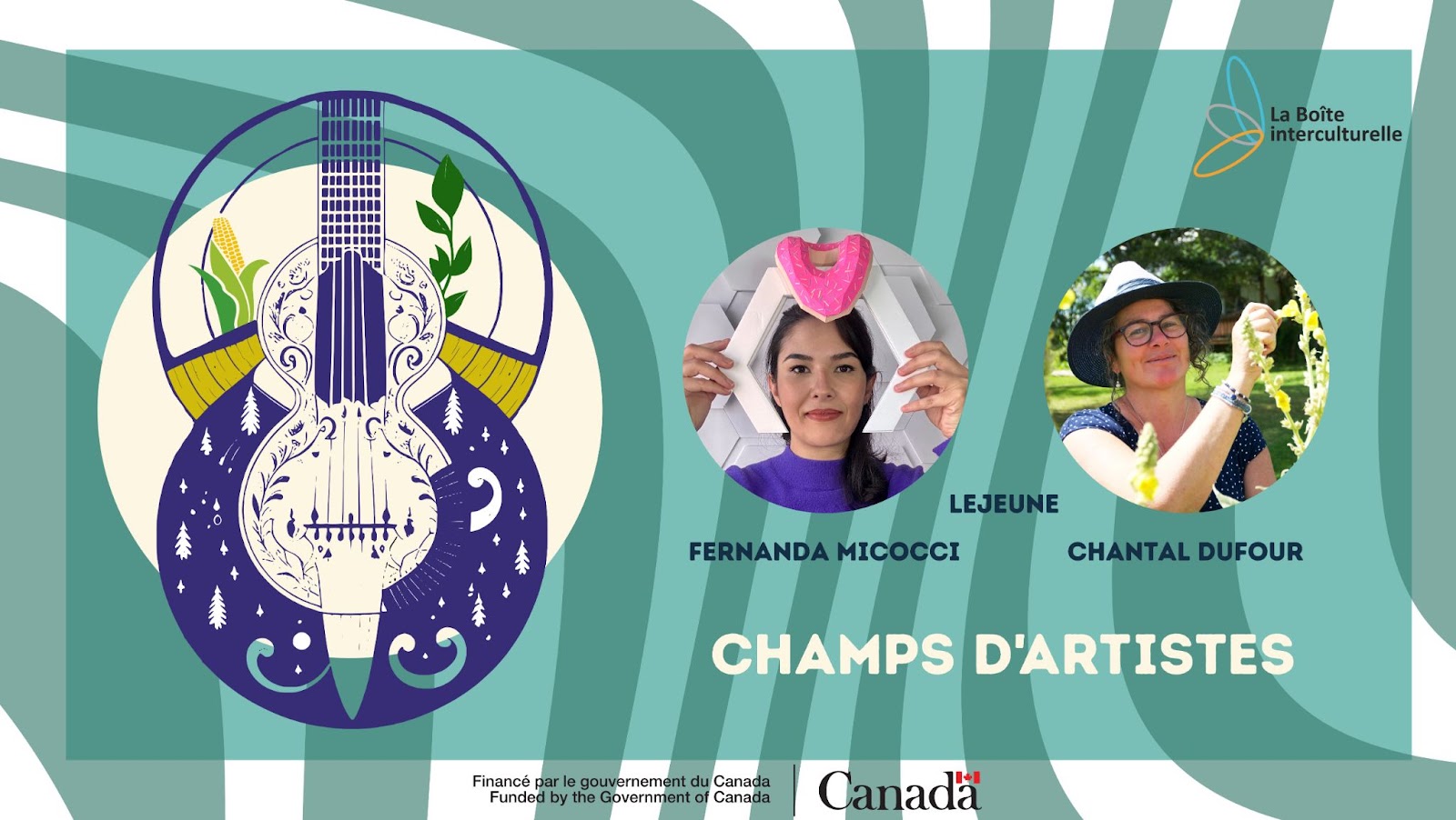 Rencontre entre Chantal Dufour et Fernanda Micocci dans le cadre du projet champs d'artiste